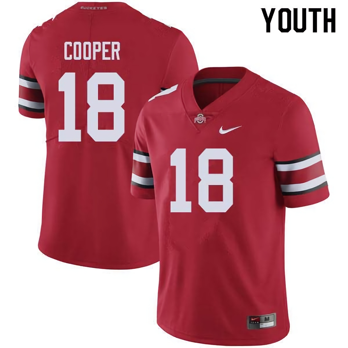 Jonathon Cooper Ohio State Buckeyes Youth NCAA #18 Nike Red College Stitched Football Jersey VNZ8056YG